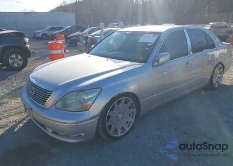 2005 Lexus Ls 430 из США, поврежденный, VIN JTHBN36F150174317